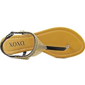 CUTE XOXO Tadi Women  Black Slingback Sandal